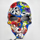 LED Skull Mask w/ Flowers
