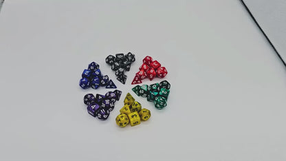42 Piece DND Dice Set + 6 Velvet Dice Bags