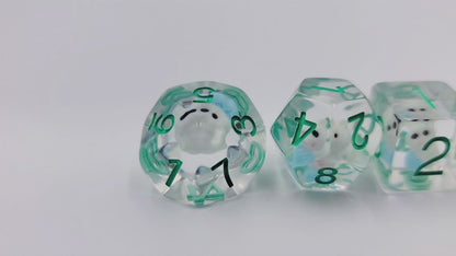 Resin Cat DND Dice Set