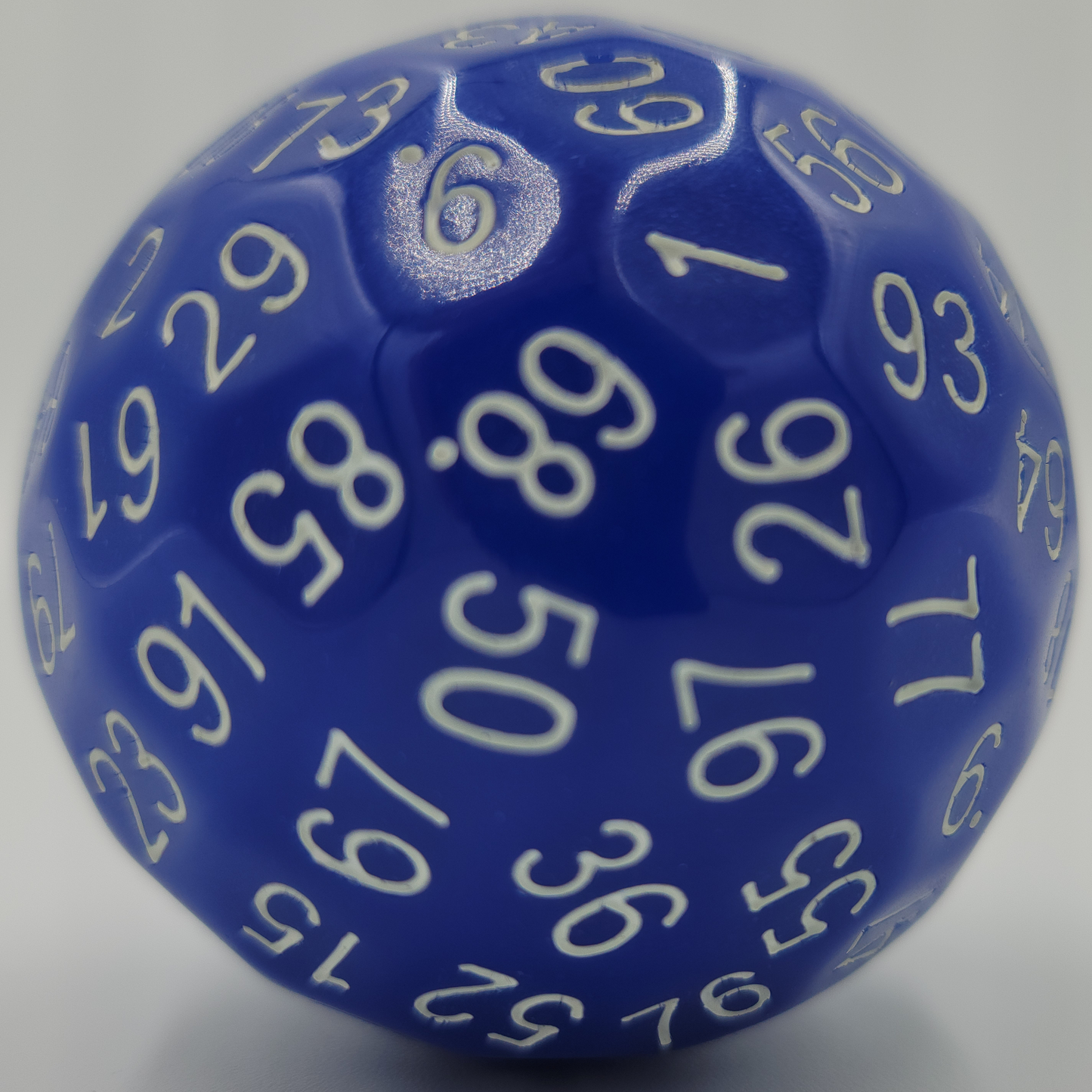 Resin Blue D100 DND Dice