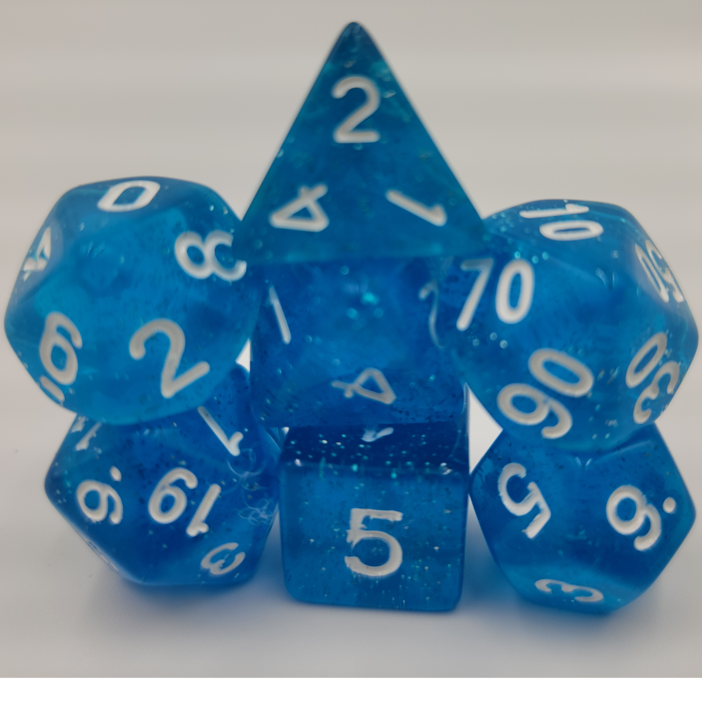 42 Piece DND Dice Set + 6 Velvet Dice Bags