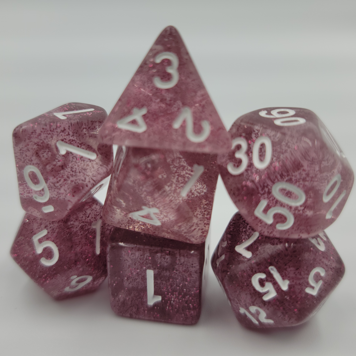 42 Piece DND Dice Set + 6 Velvet Dice Bags