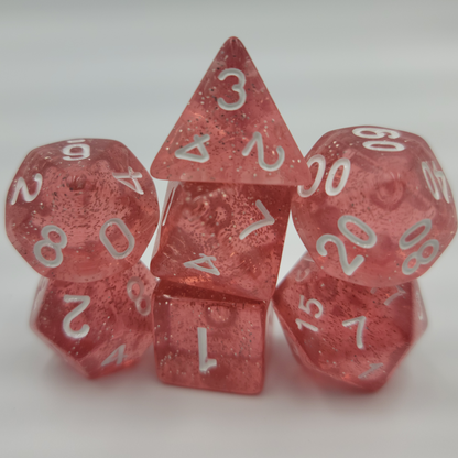 42 Piece DND Dice Set + 6 Velvet Dice Bags