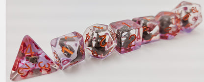 Resin Squirrel DND Dice Set