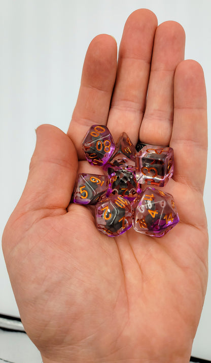 Resin Squirrel DND Dice Set