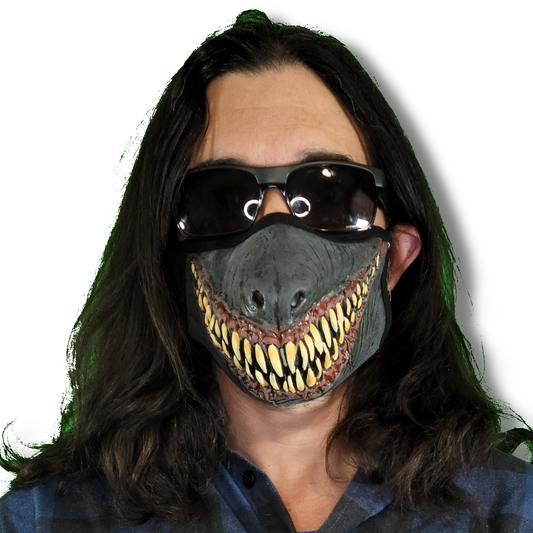 Latex Werewolf Face Mask Costume Cosplay Wolf Head Monster Alien Scary Halloween
